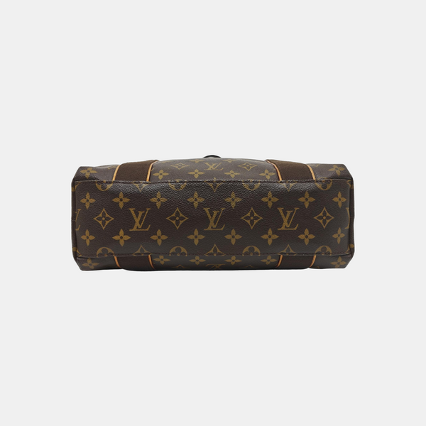 VINTAGE BEAUBOURG Monogram Coated Canvas Brown