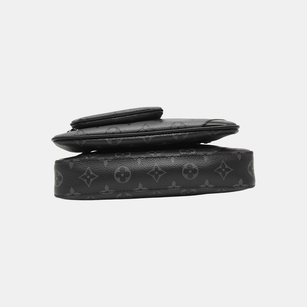 TRIO Monogram Coated Canvas Gray