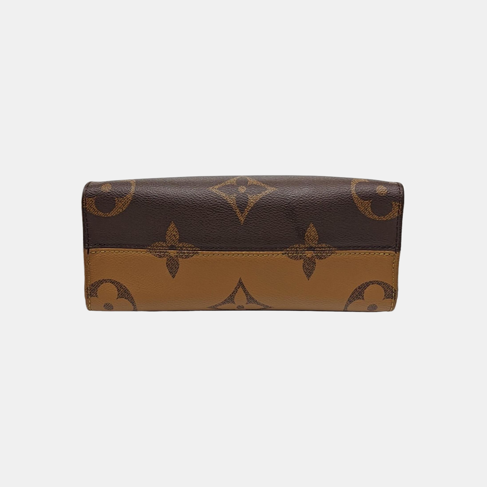 ONTHEGO PM Monogram Coated Canvas Brown