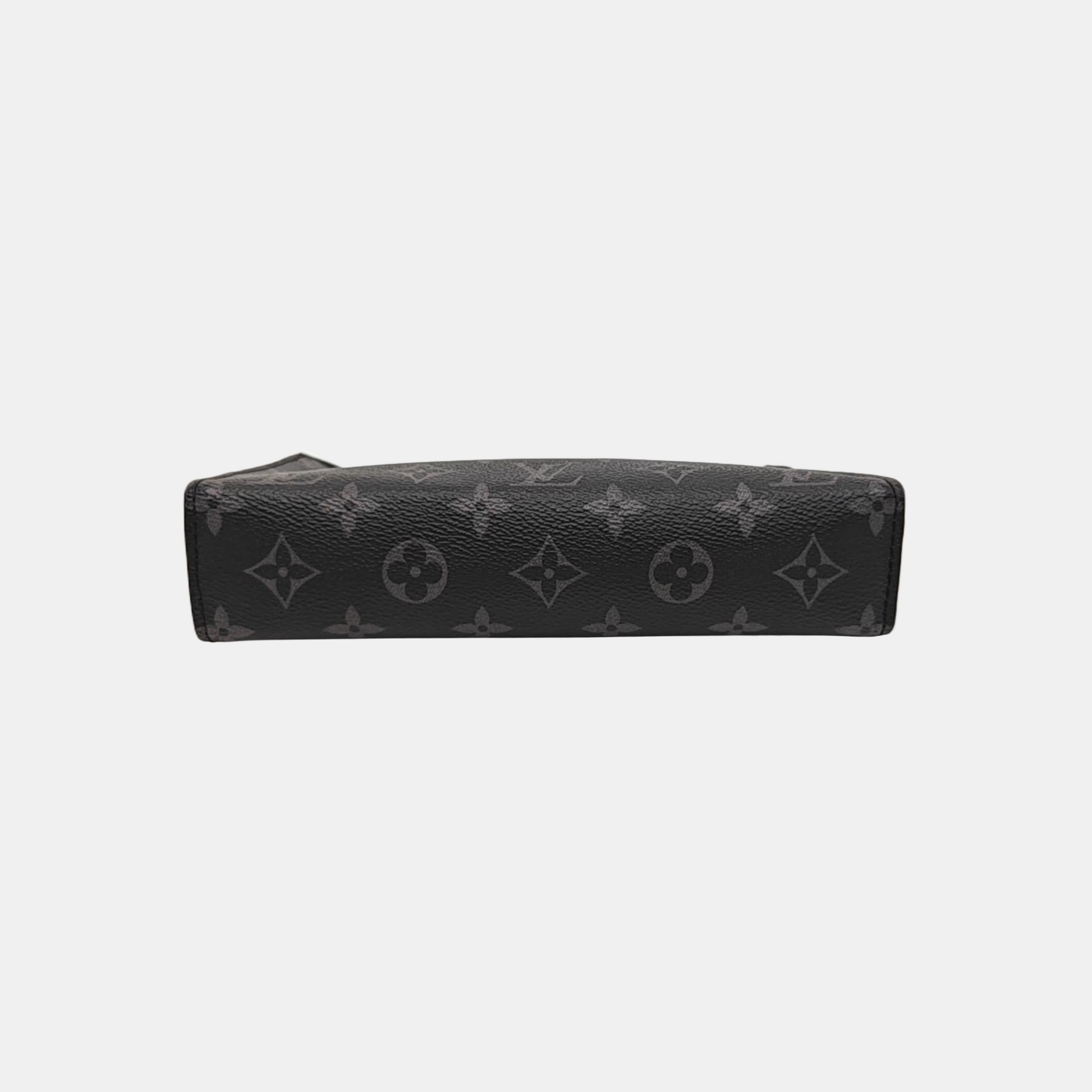 GASTON Monogram Coated Canvas Black