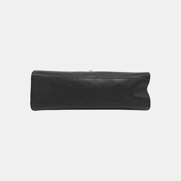 Padlock Medium Calfskin Black