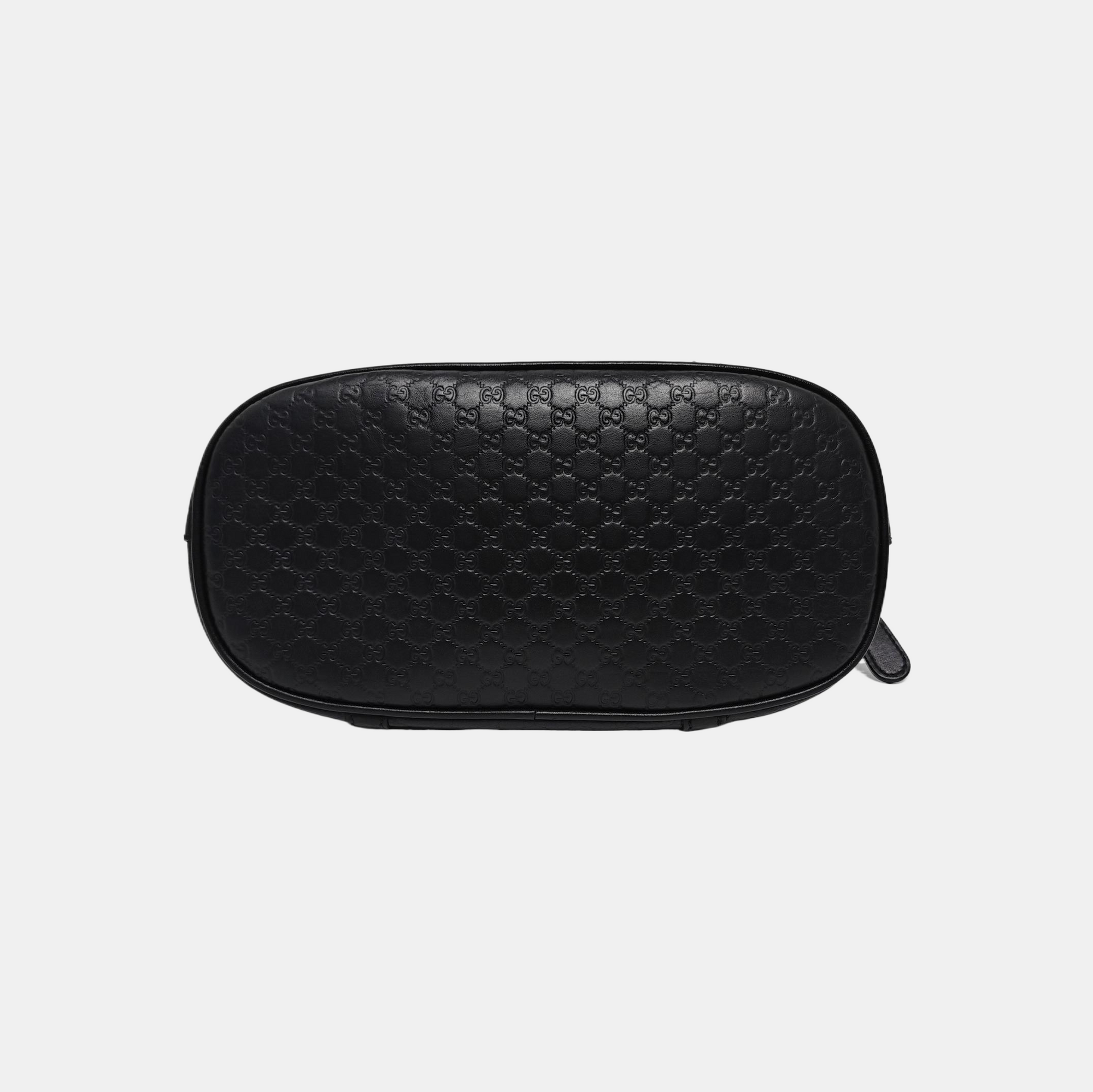Microguccissima Monogram Calfskin Black