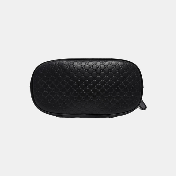 Microguccissima Monogram Calfskin Black