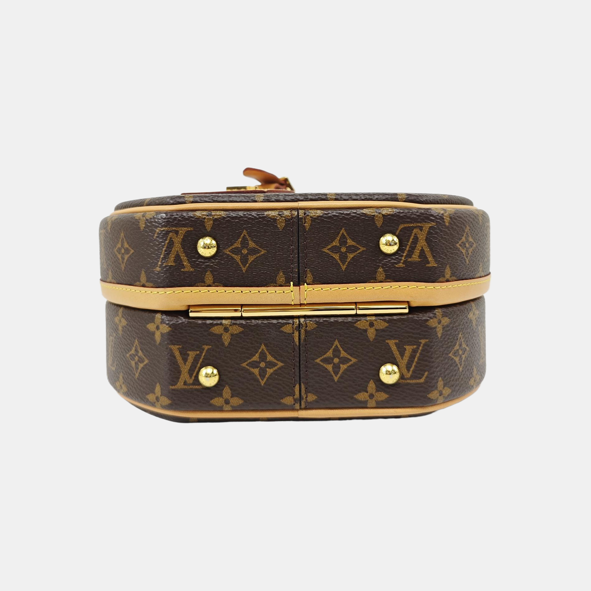 BOITE CHAPEAU PM Monogram Coated Canvas Brown