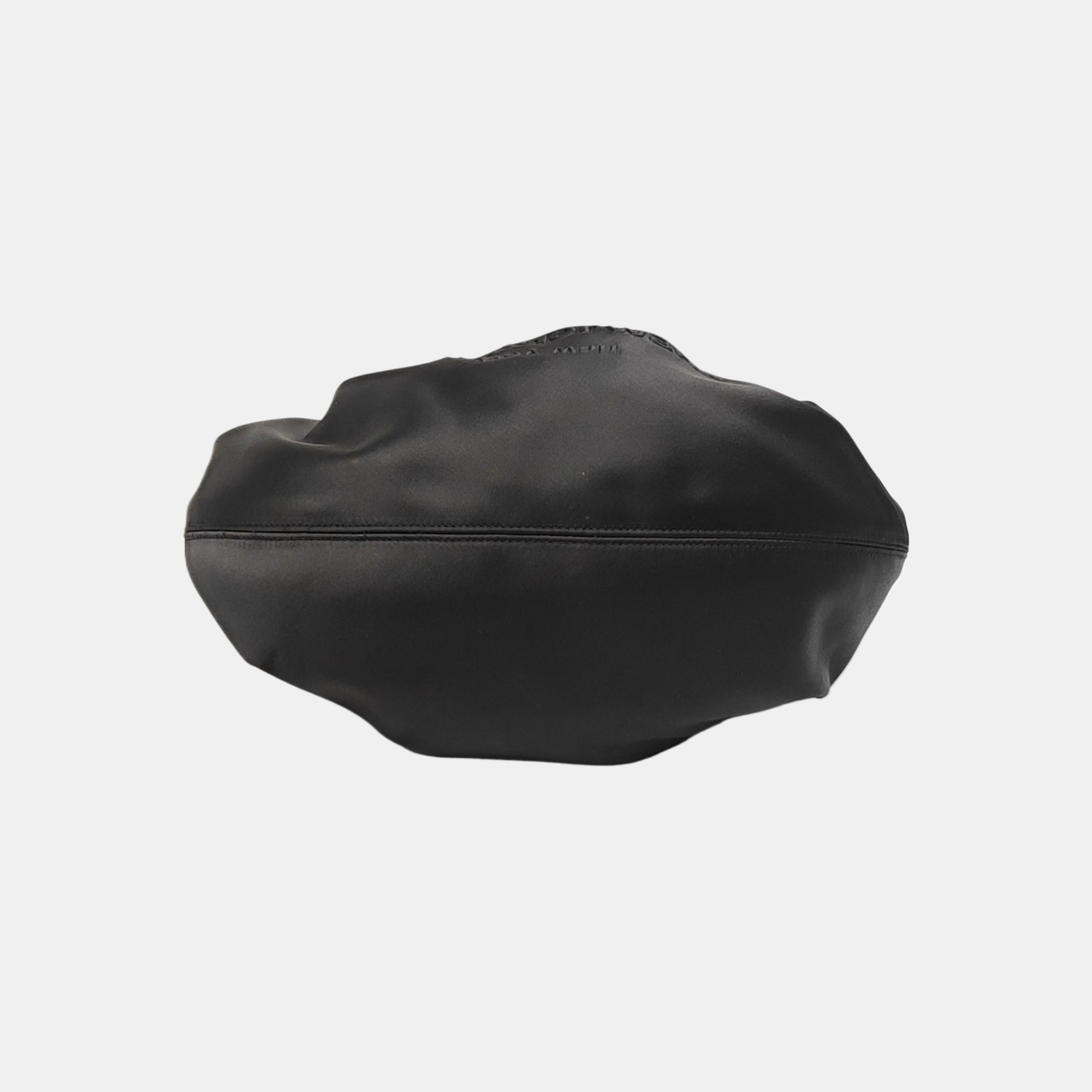 Fabric Top Handle Bag Small Black