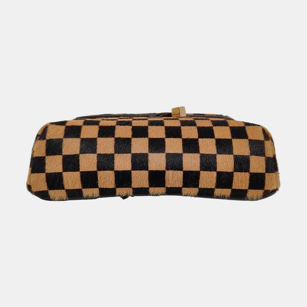 GAZELLE Damier Ebene Horsehair Brown