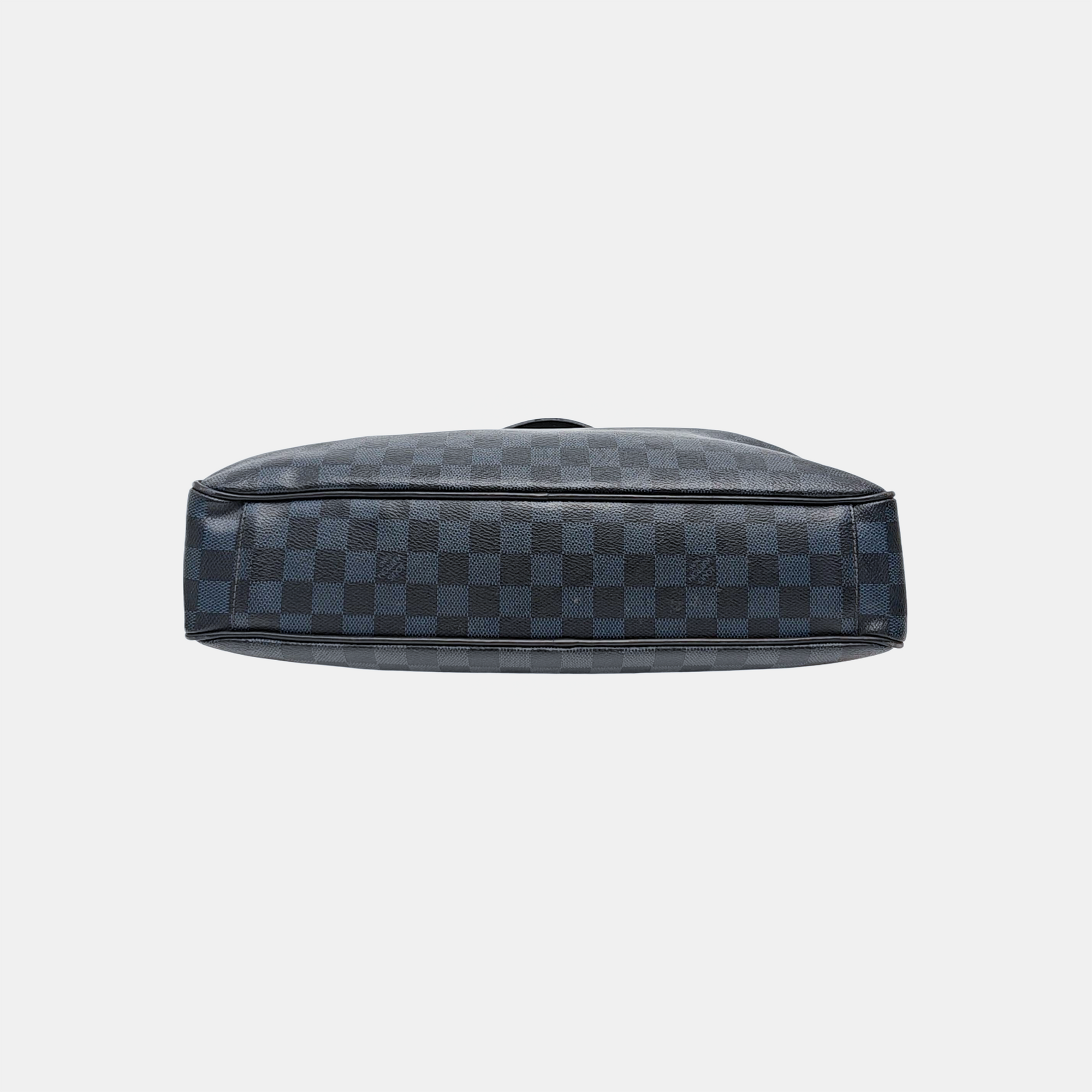 PORTE-DOCUMENTS Damier Coated Canvas Blue