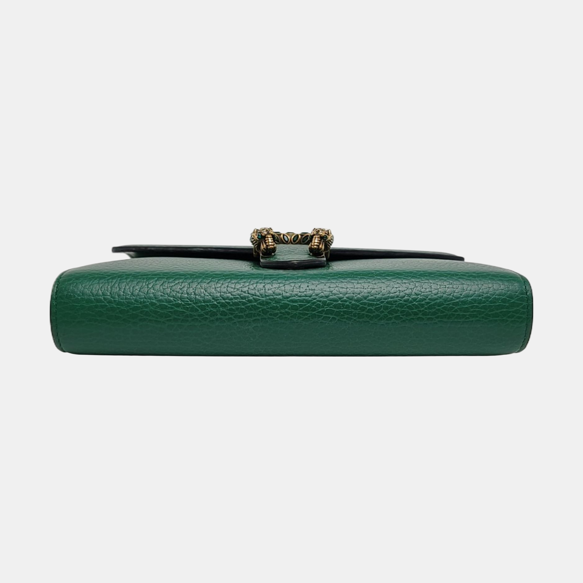 Authenticated pre-owned  Dionysus Mini Calfskin Green - Crossbody Bag at Looply