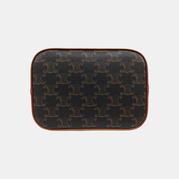 TRIOMPHE CANVAS Small Coated Canvas Brown