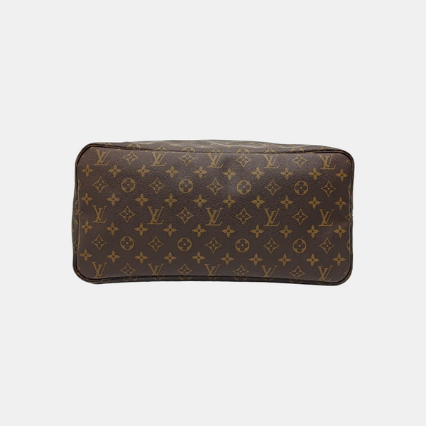NEVERFULL GM Monogram Coated Canvas Brown