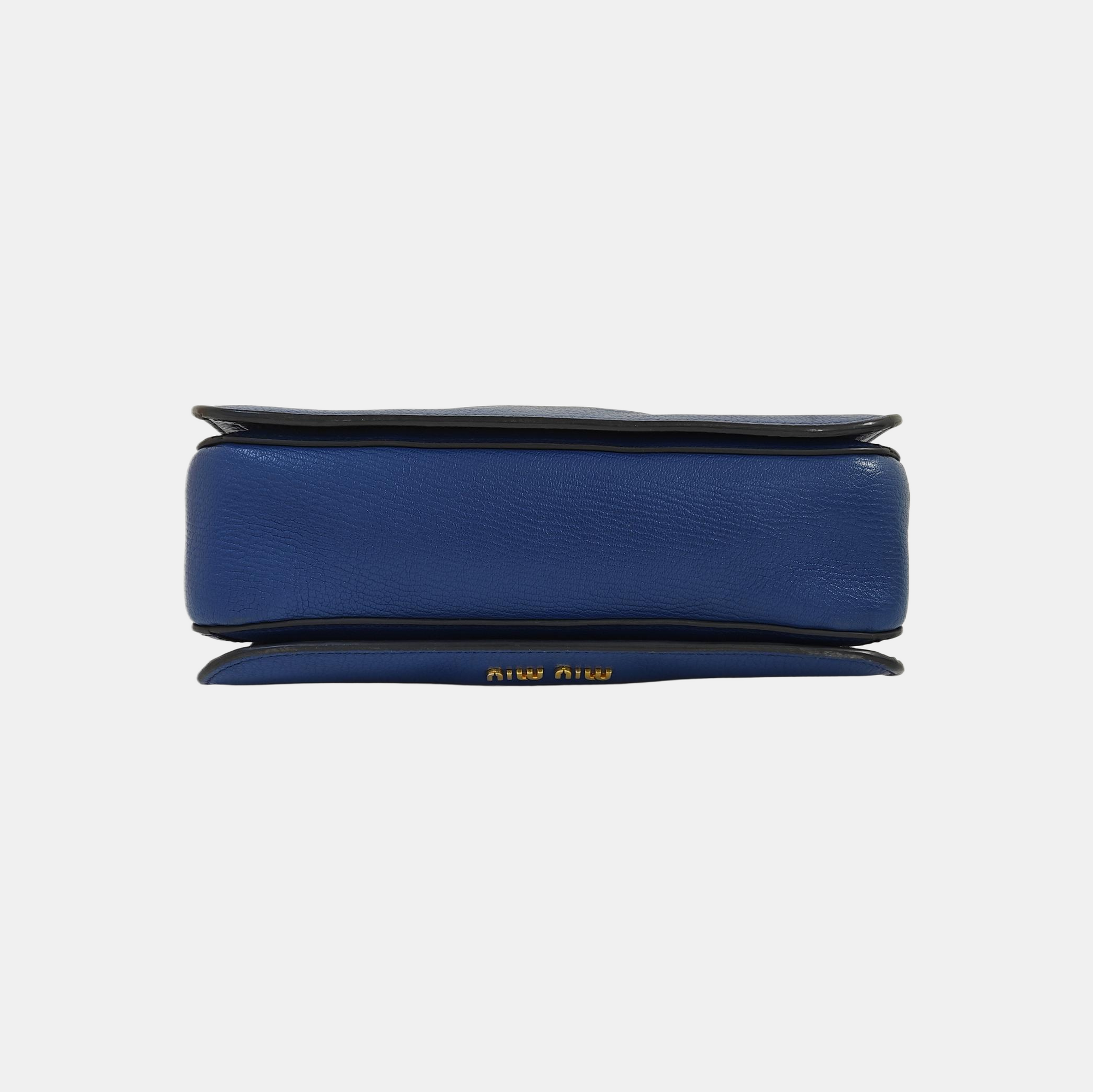 Calfskin Tote Bag Blue