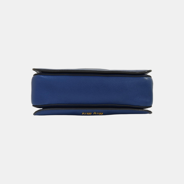 Calfskin Tote Bag Blue