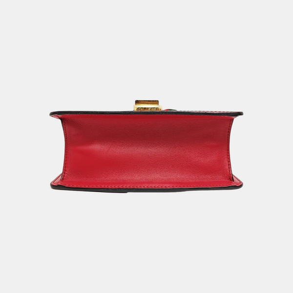 Sylvie Mini Calfskin Red