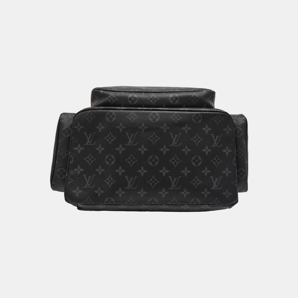 TRIO Monogram Coated Canvas Black