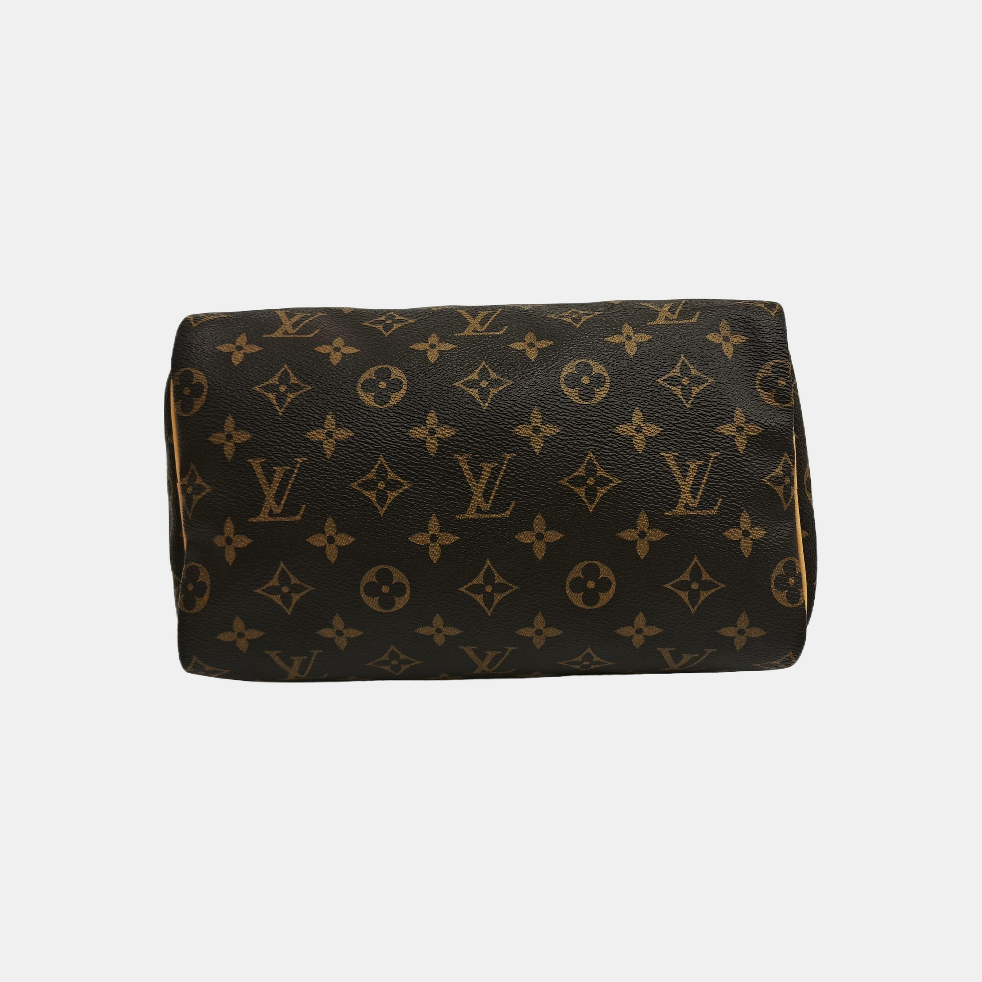 SPEEDY 25 Monogram Coated Canvas Brown