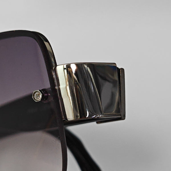 Gafas de sol metálicas grises