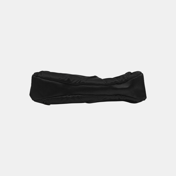 Nylon Top Handle Bag Black