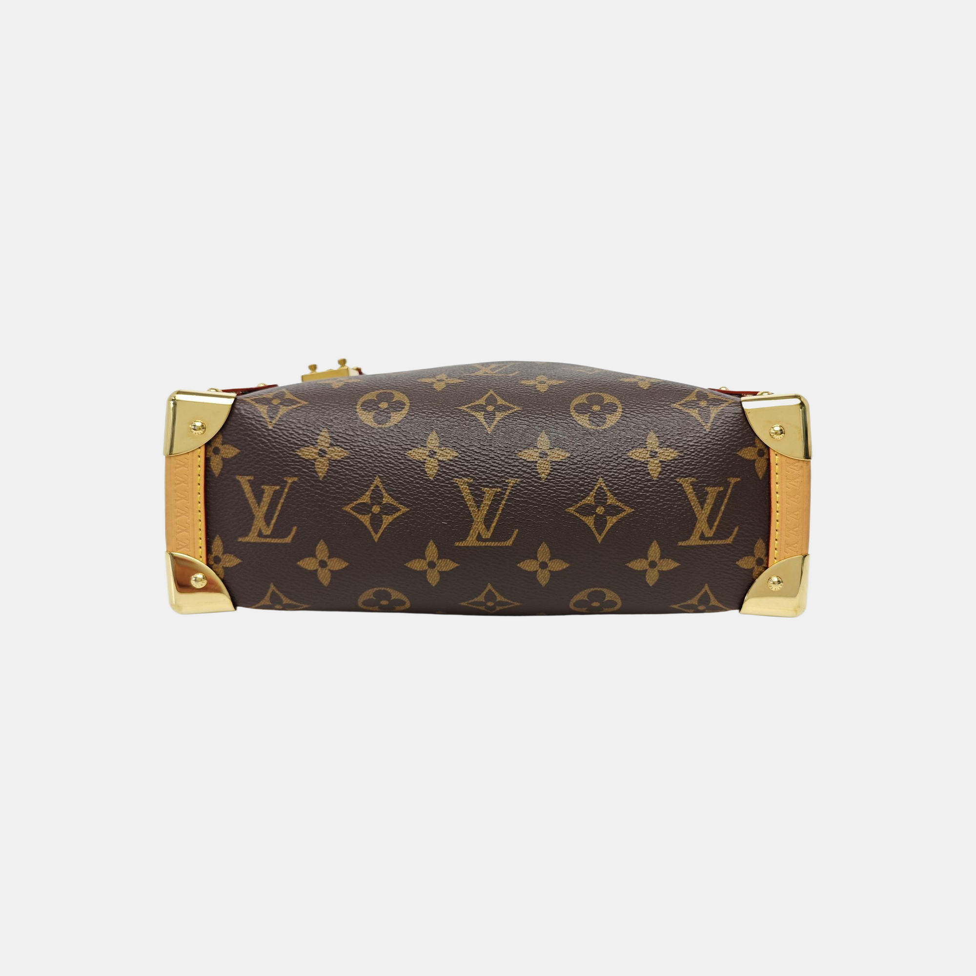 SIDE TRUNK MM Monogram Coated Canvas Brown