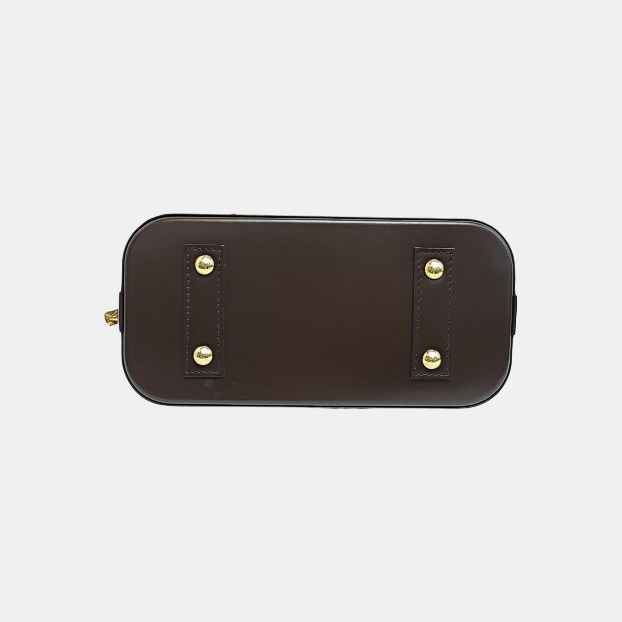 ALMA BB Damier Ebene Coated Canvas Brown