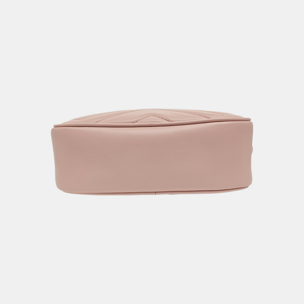 GG Marmont Mini Quilted Calfskin Pink