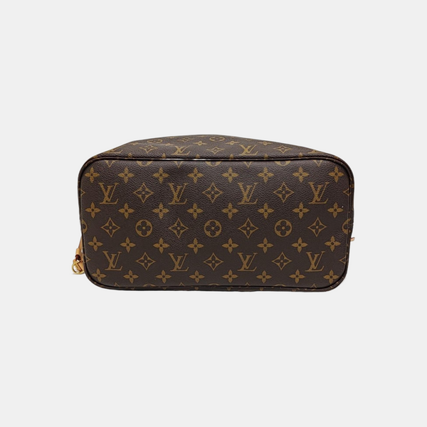 NEVERFULL MM Monogram Coated Canvas Brown