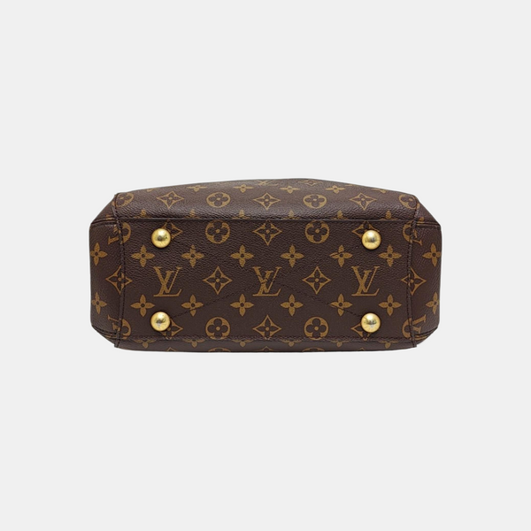 MONTAIGNE BB Monogram Coated Canvas Brown
