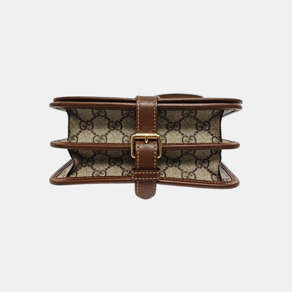 Retro Mini Monogram Coated Canvas Beige