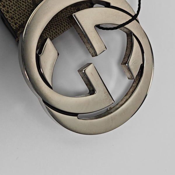 Leather Belt Beige