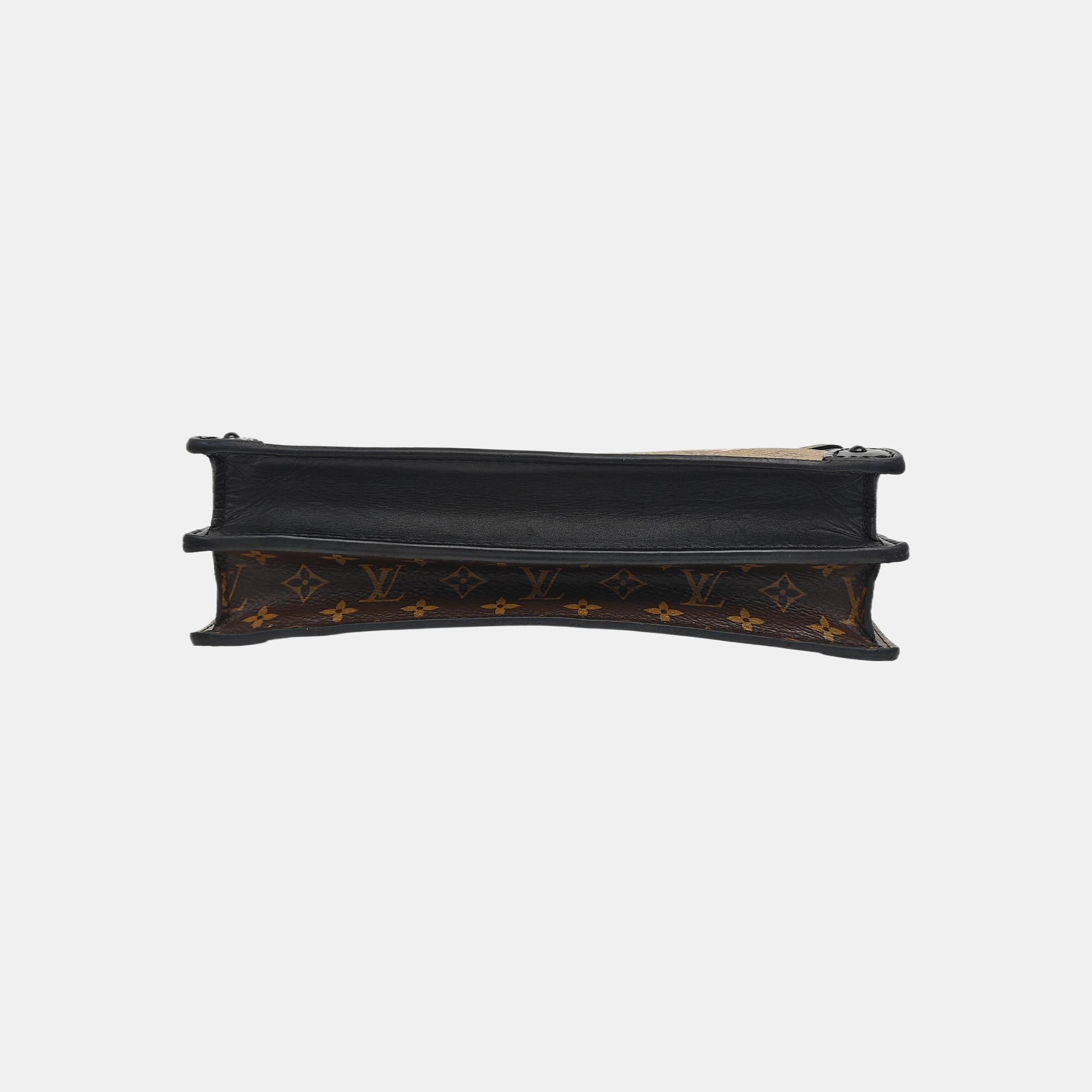 TRUNK Monogram Coated Canvas Brown