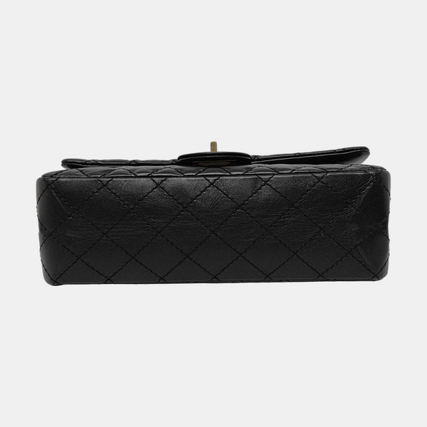 2.55 225 (small) Quilted Calfskin Black