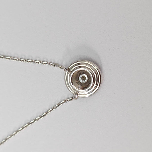 CARTIER D'AMOUR 18k White Gold Silver Necklace