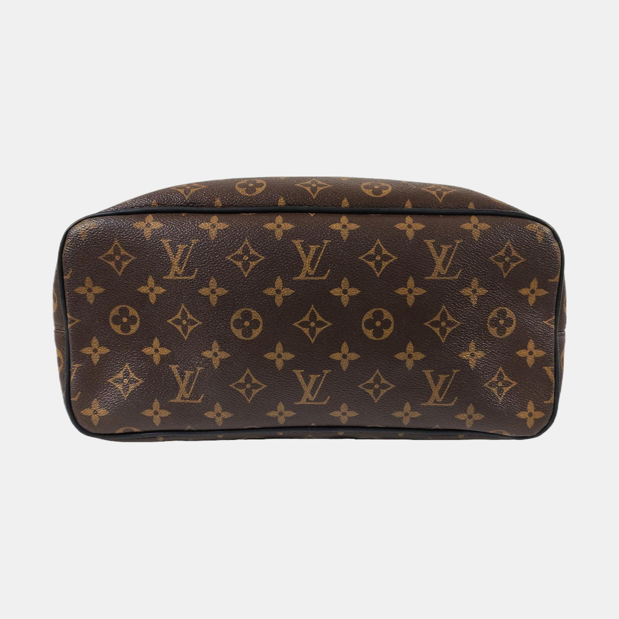 PALK Monogram Coated Canvas Brown