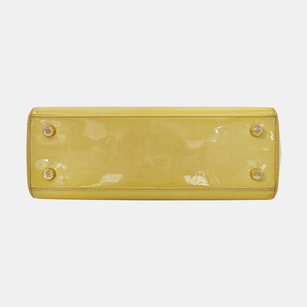 BREA MM Monogram Patent Leather Yellow