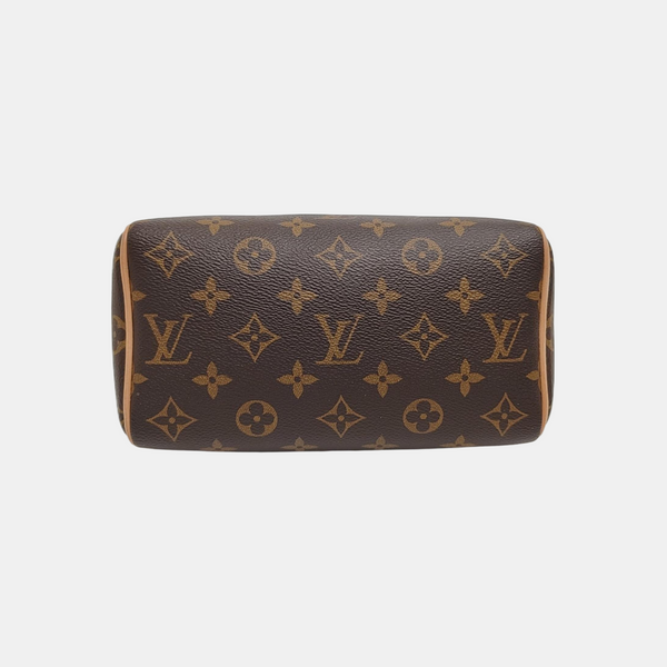 SPEEDY 20 Monogram Coated Canvas Brown