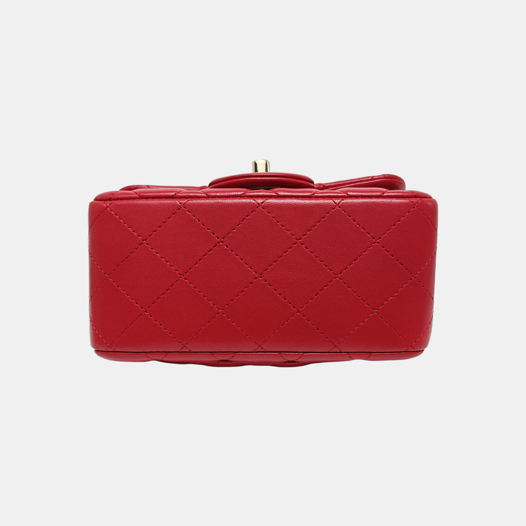 CLASSIC FLAP Mini Quilted Lambskin Red