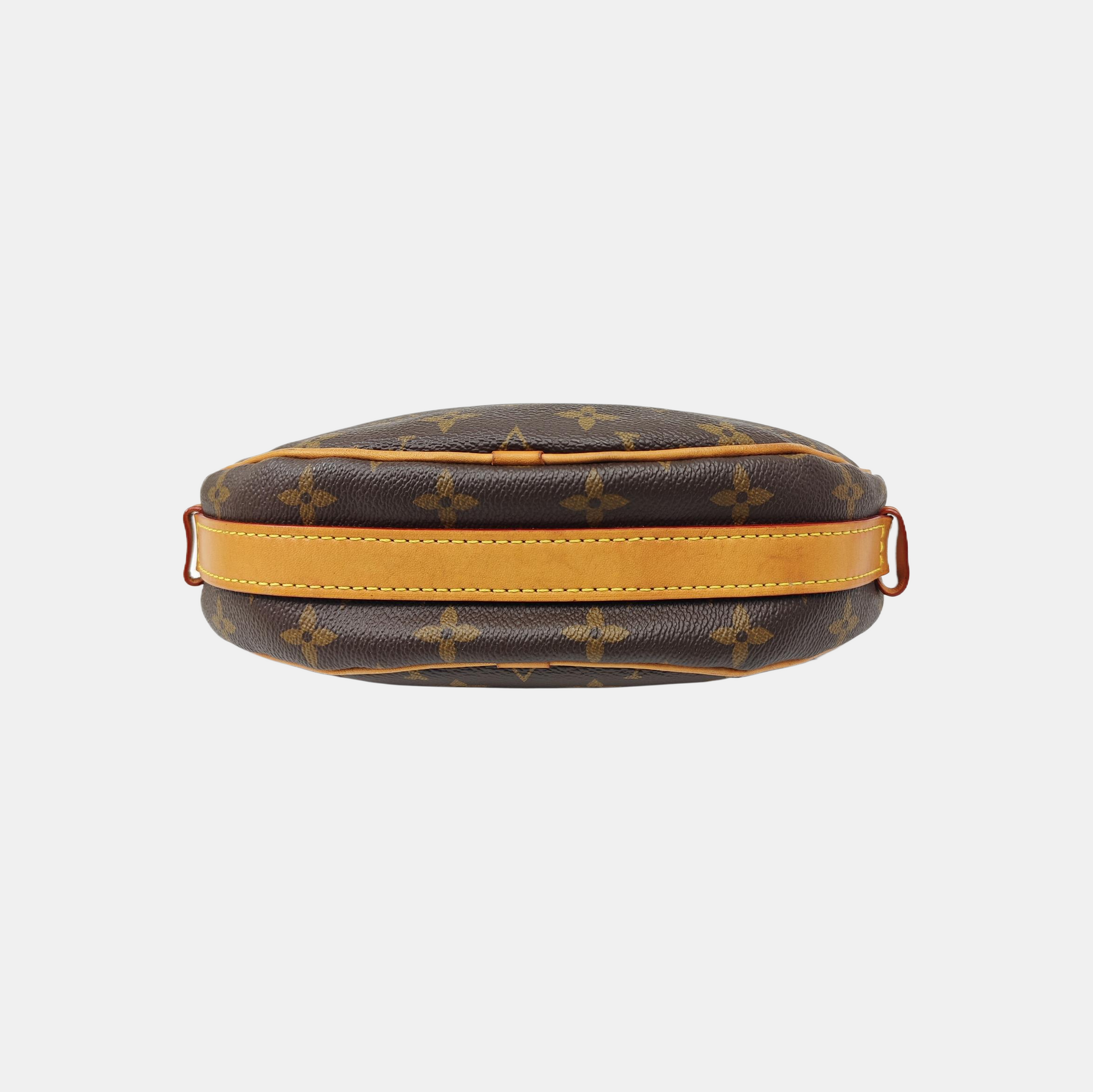 CROISSANT Monogram Coated Canvas Brown