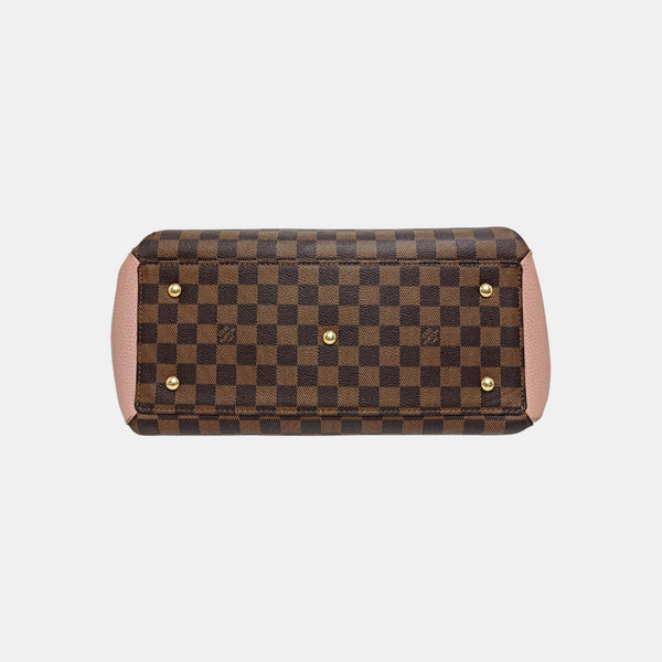 NORMANDY Damier Ebene Coated Canvas Brown