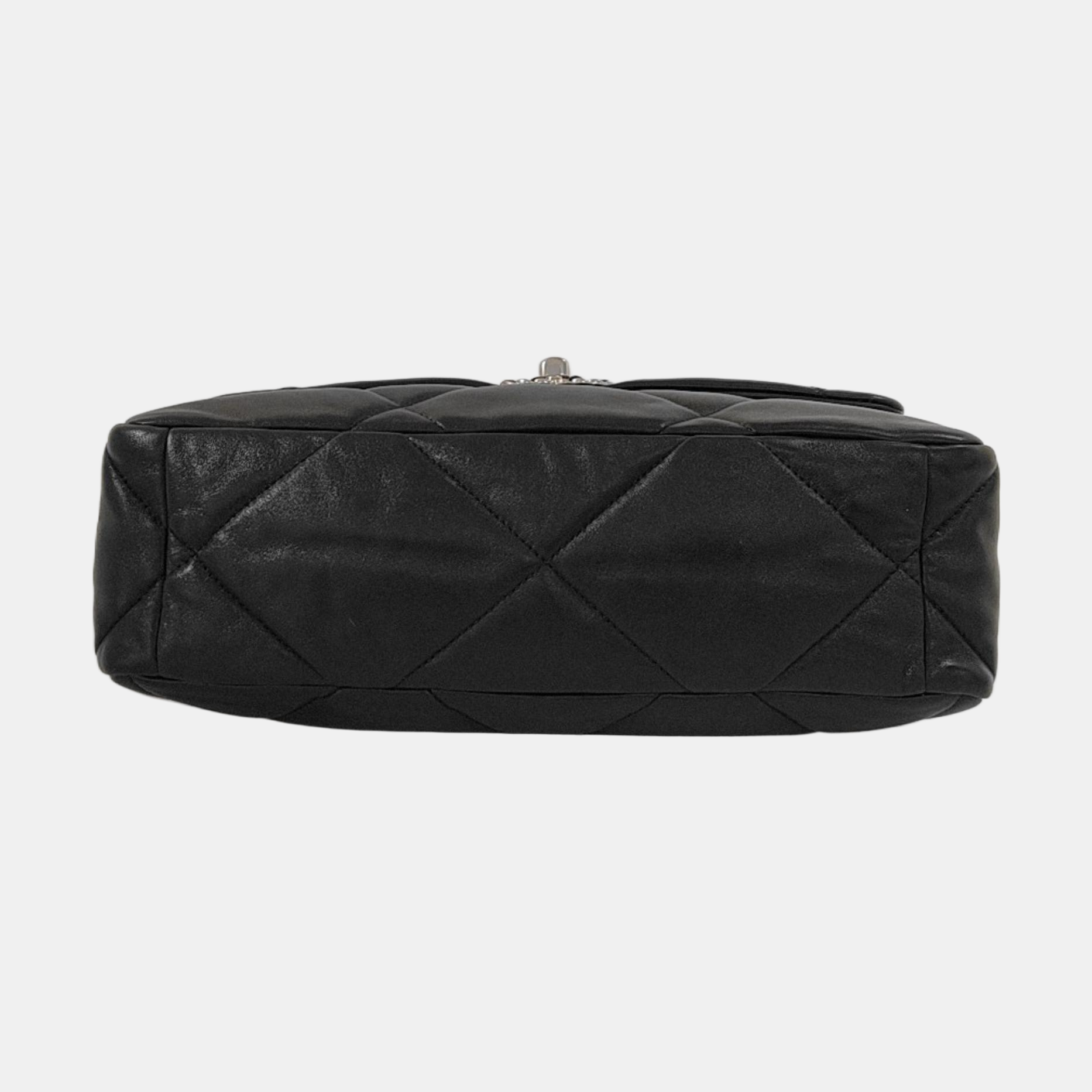 CHANEL 19 Large Quilted Lambskin Black