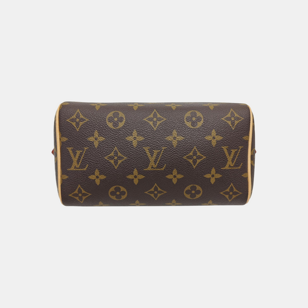 SPEEDY 20 Monogram Coated Canvas Brown