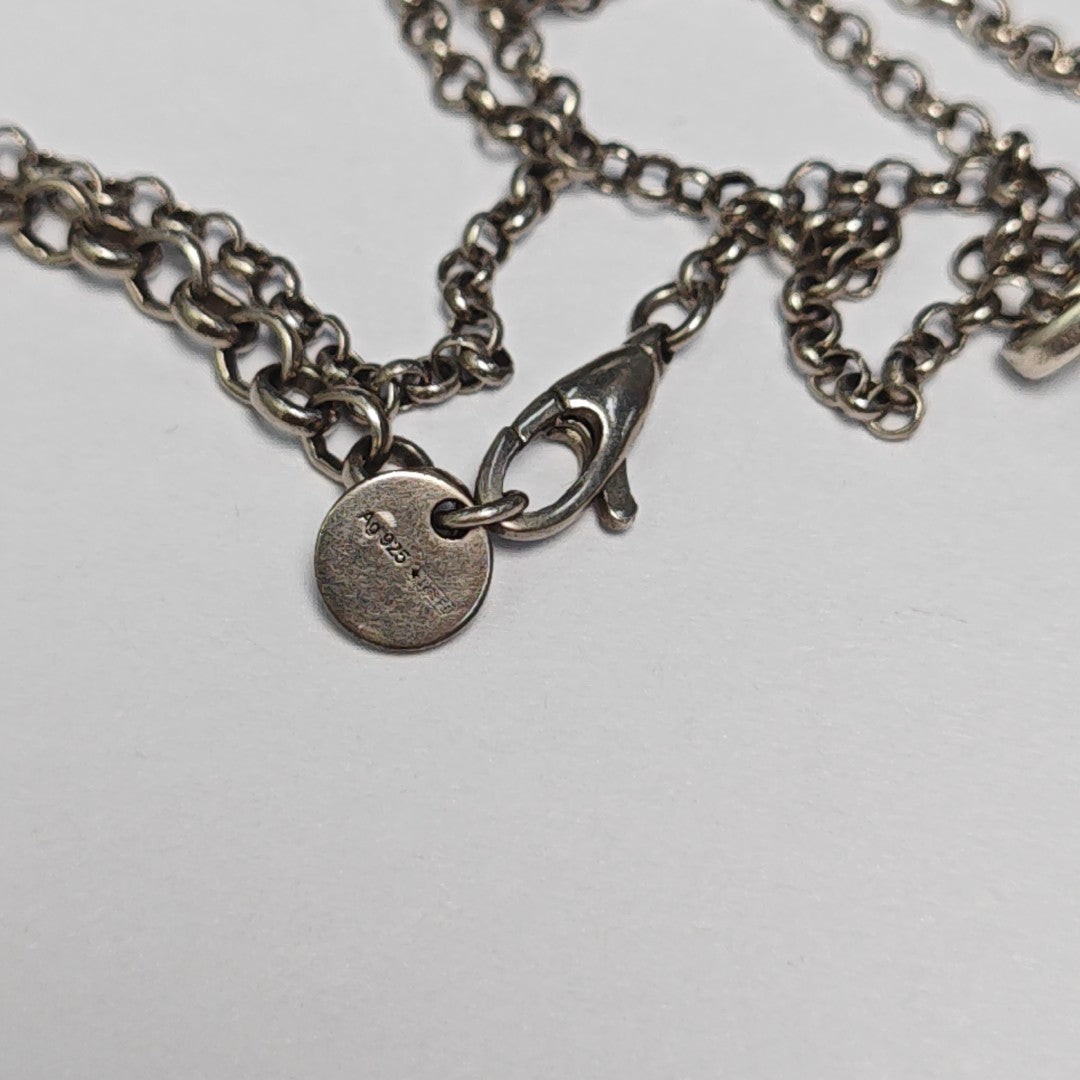 Interlocking G 925 Sterling Silver Necklace