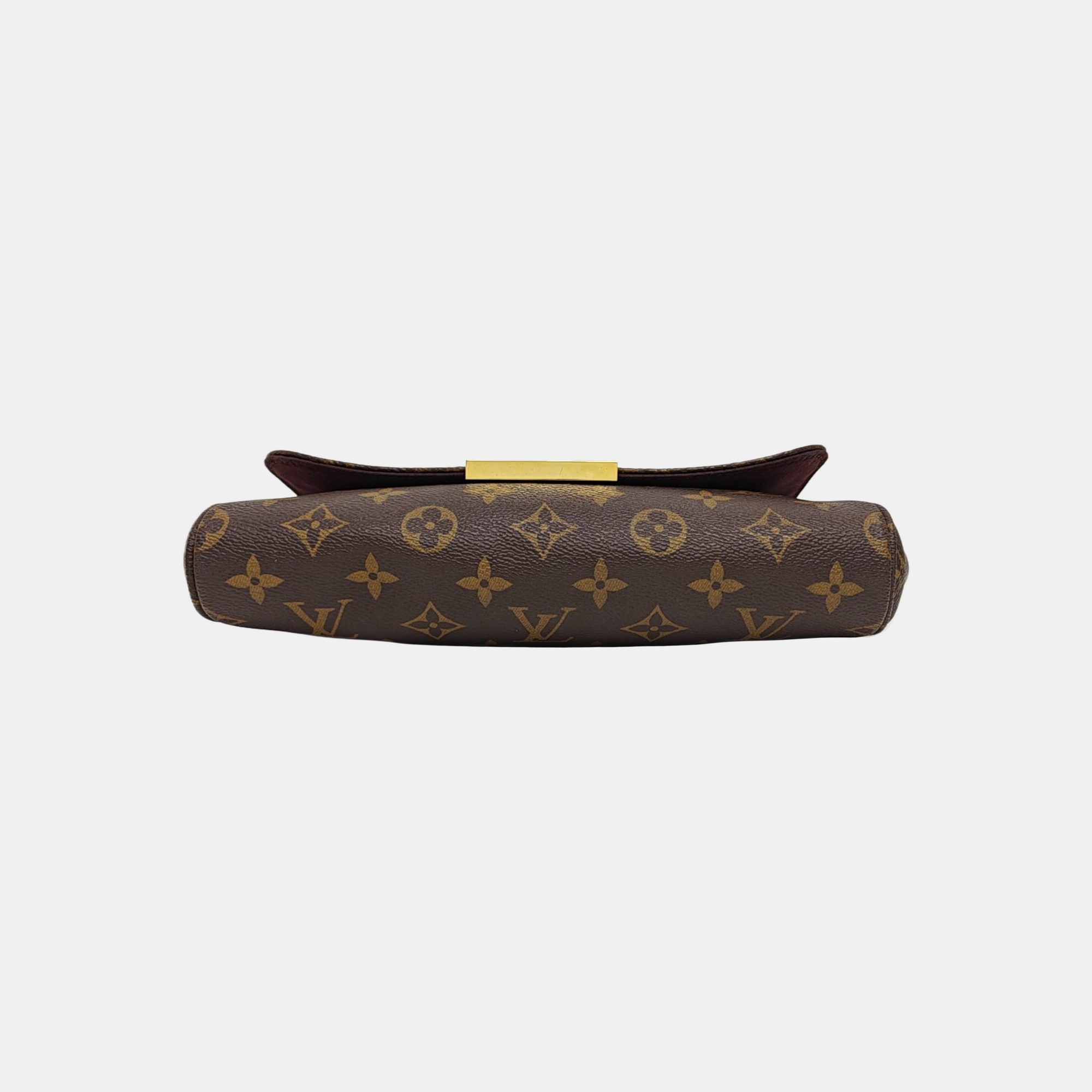 FAVORITE PM Monogram Coated Canvas Brown