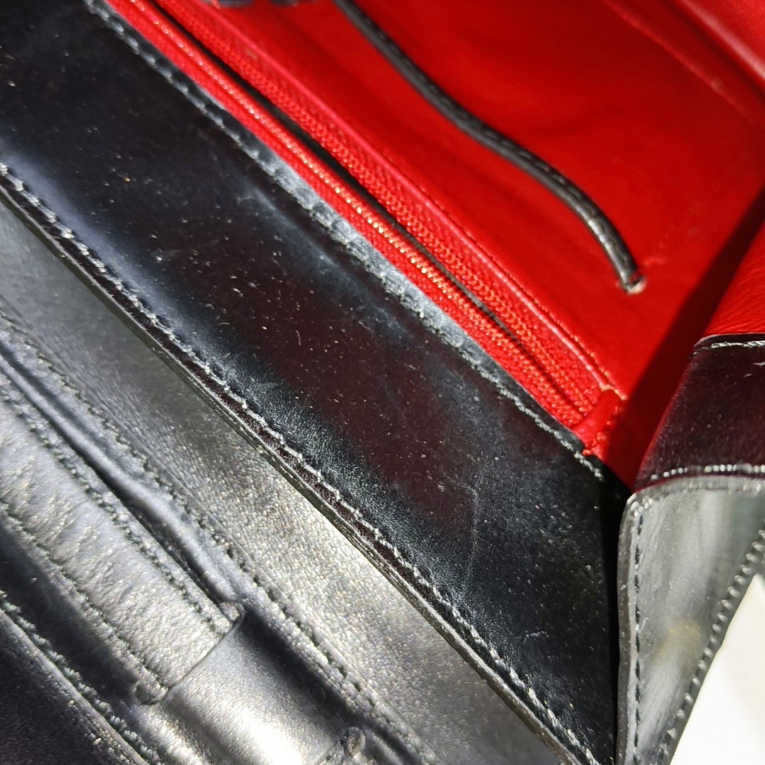 Leather Shoulder Bag Black
