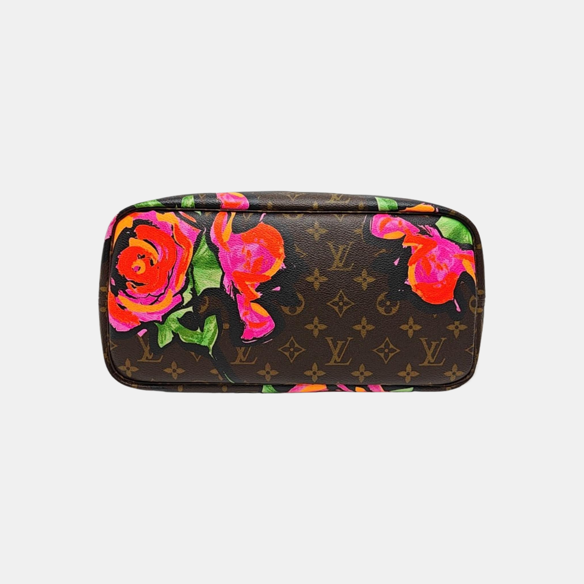 NEVERFULL MM Monogram Coated Canvas Brown