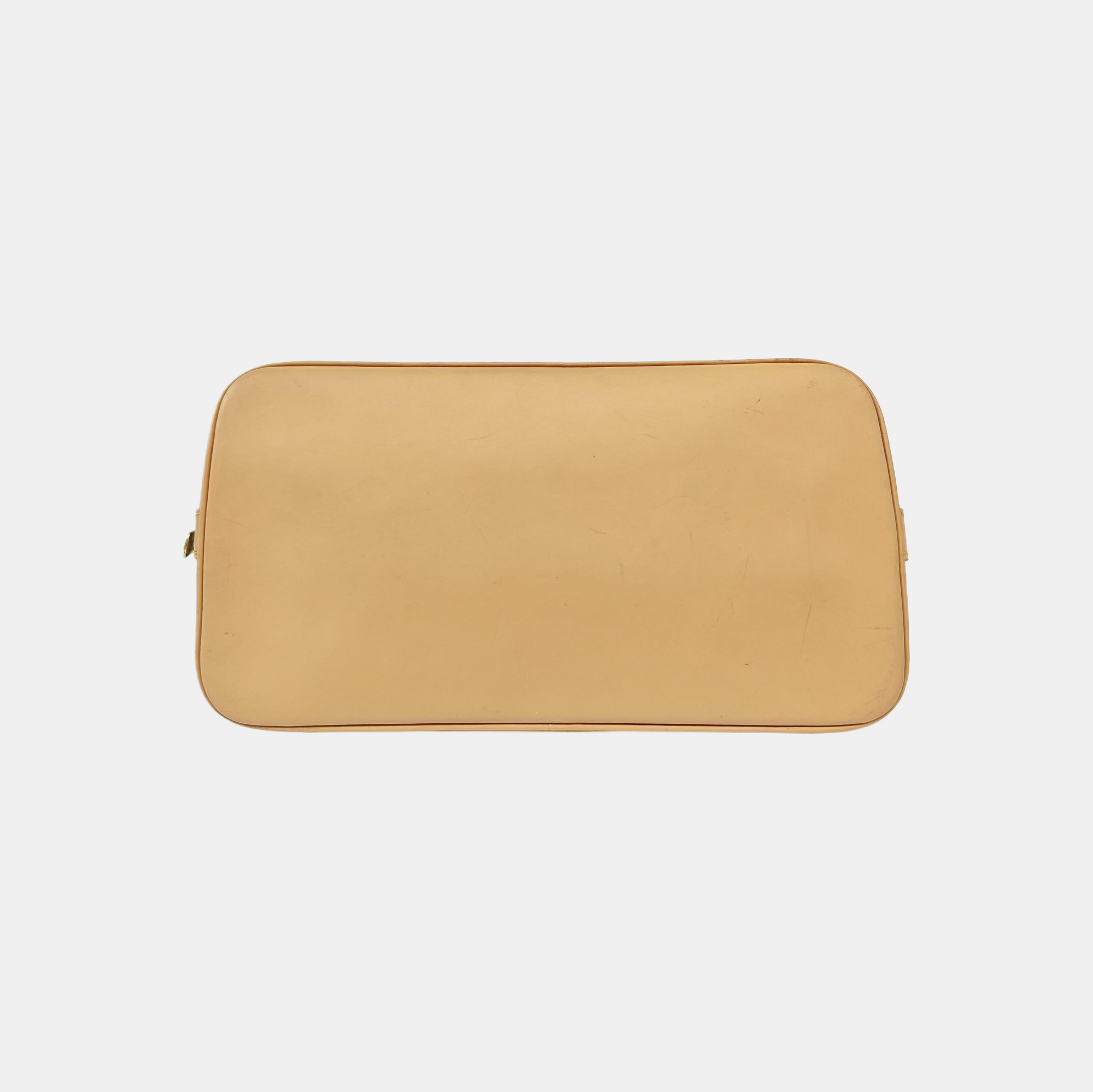 ALMA PM Monogram Coated Canvas Brown