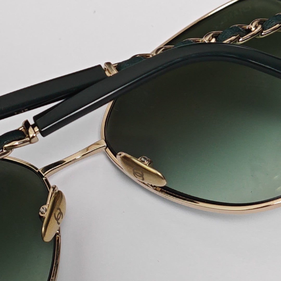 Metal Sunglasses Green