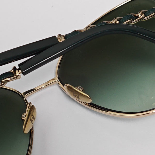 Metal Sunglasses Green