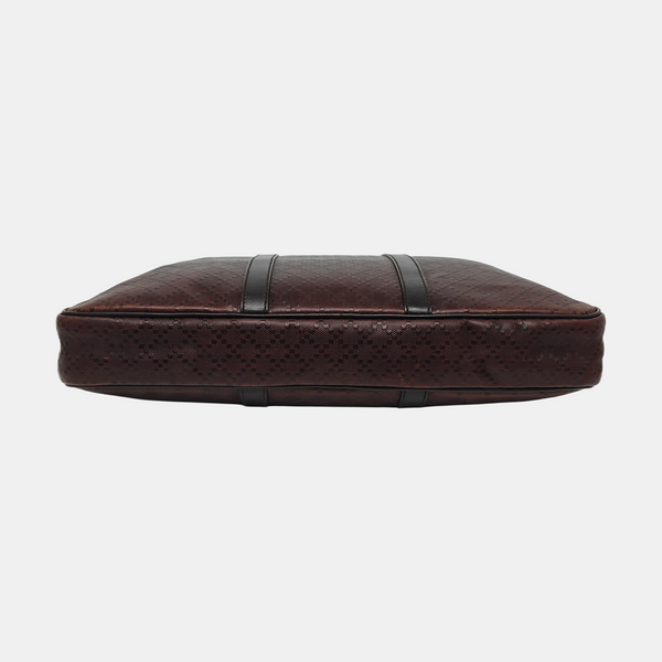 Calfskin Top Handle Bag Brown