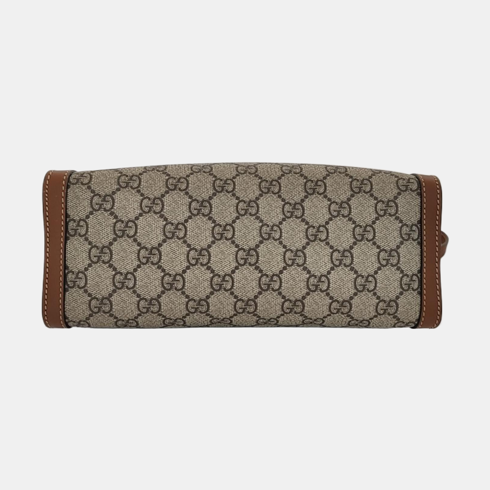 Padlock Small Monogram Coated Canvas Beige