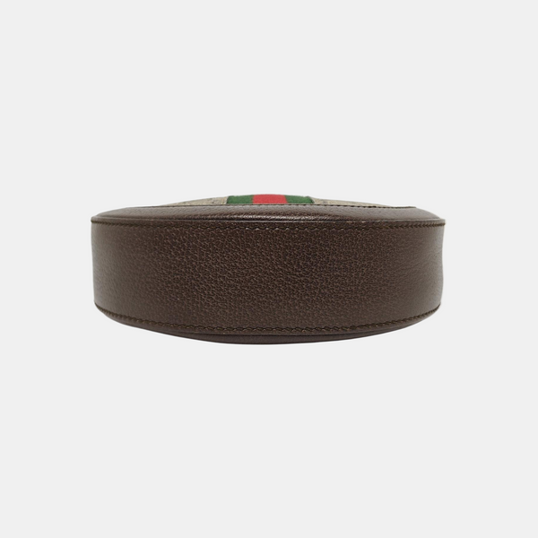 Ophidia Mini Monogram Coated Canvas Beige