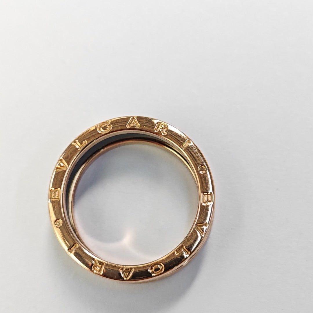 B.ZERO1 18k Rose Gold Ring EU 64